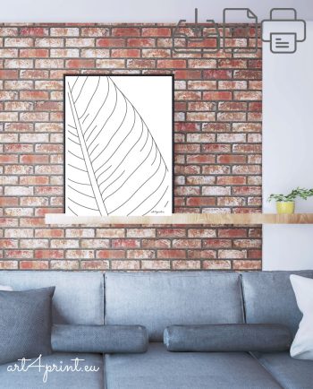 Abstract nature drawing illustration artwork gift