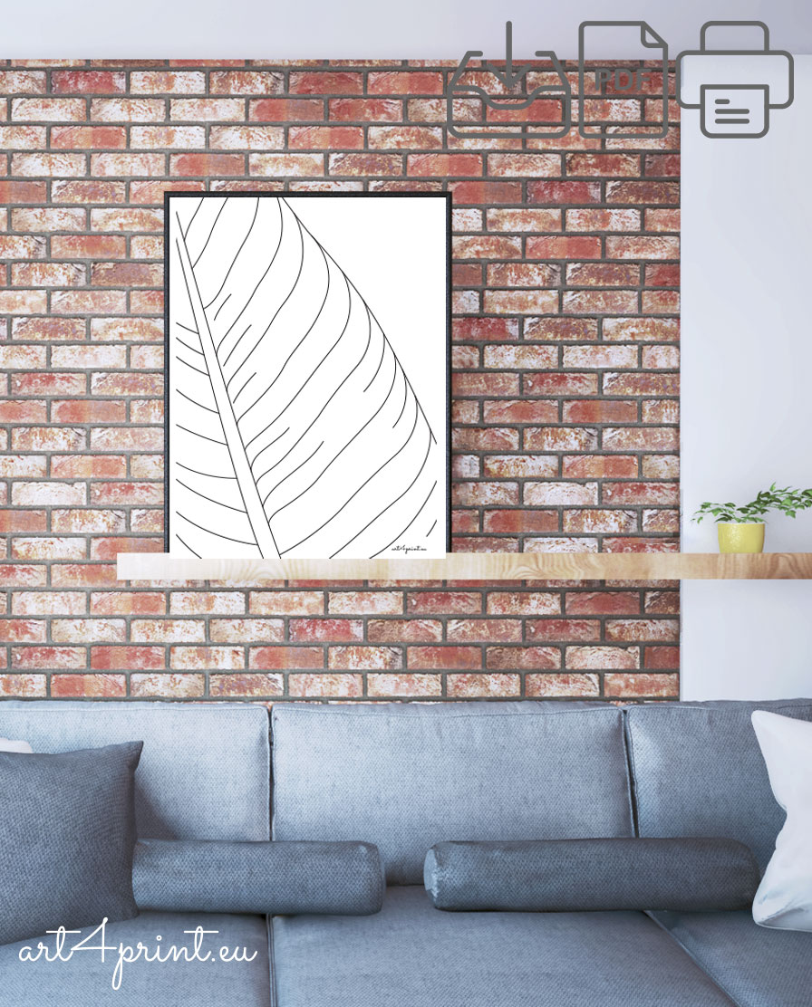 Abstract nature drawing illustration artwork gift