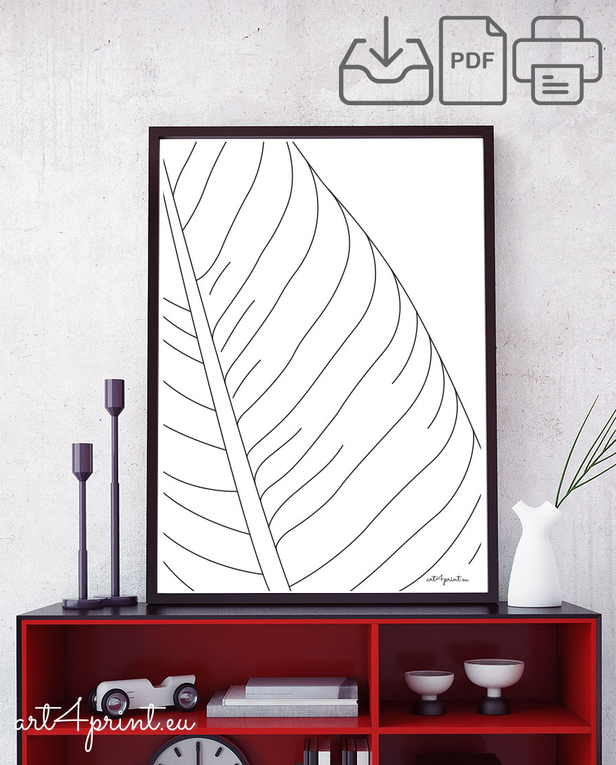 Abstract nature drawing illustration artwork gift