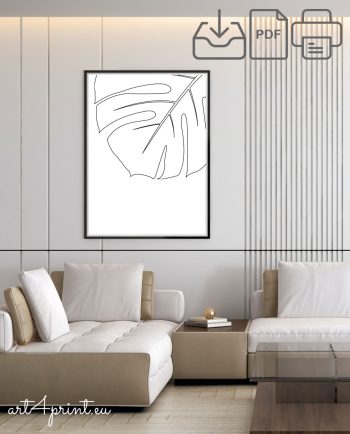 Downloadable floral print