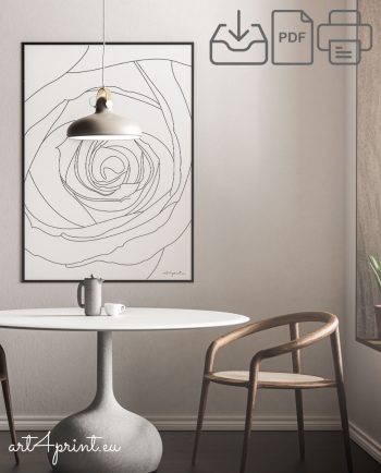 Floristic prints download artwork minimalistic design